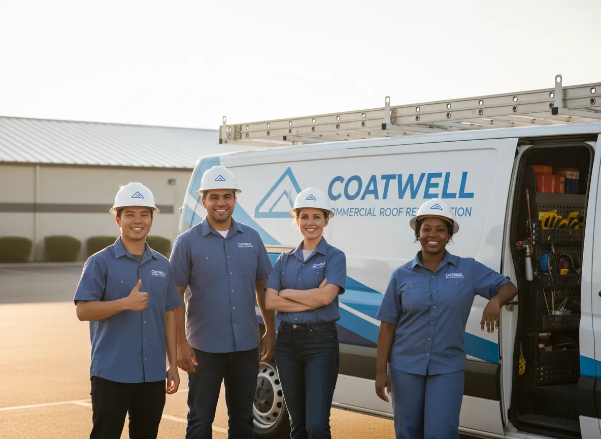 Commercial roof coating company in Lenoxville, PA